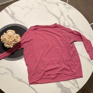 Pink oversized shirt